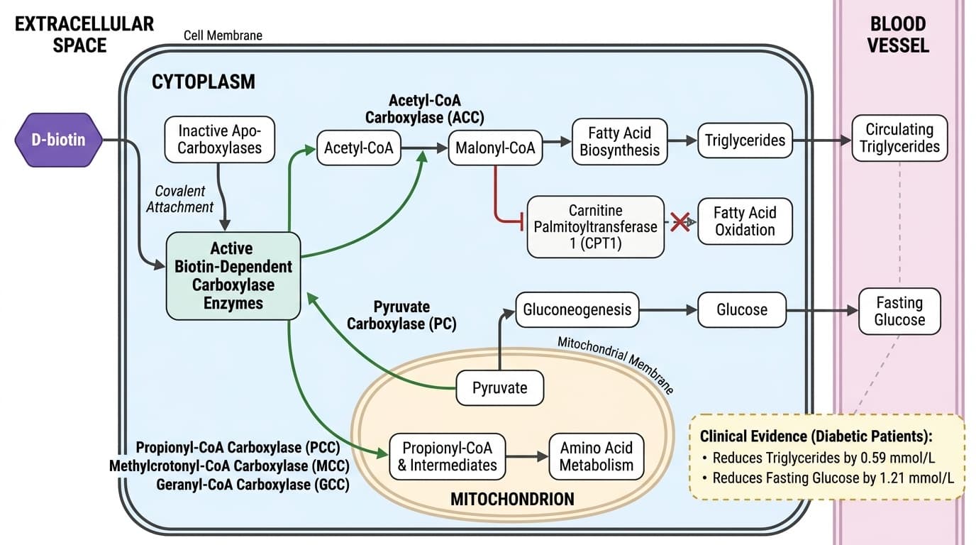 How Biotin Activates Carboxylase Enzymes to Control Fat and Glucose