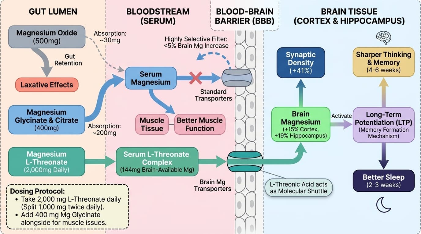 Magnesium L-Threonate: The Only Magnesium Proven to Reach Your Brain