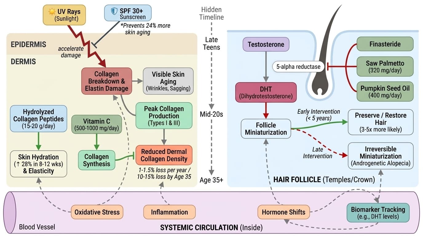 Skin, Hair, and Collagen Health for Men 18-39: The Science of Looking as Good as You Feel