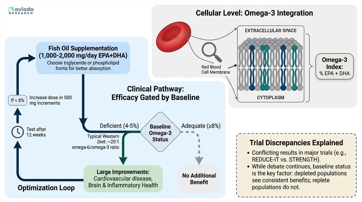 Your Omega-3 Index: The One Number That Explains Why Fish Oil Works for Some People and Does Nothing for Others